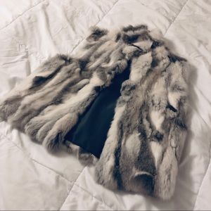 Real Fur Adrienne Landau Textured Fur Vest